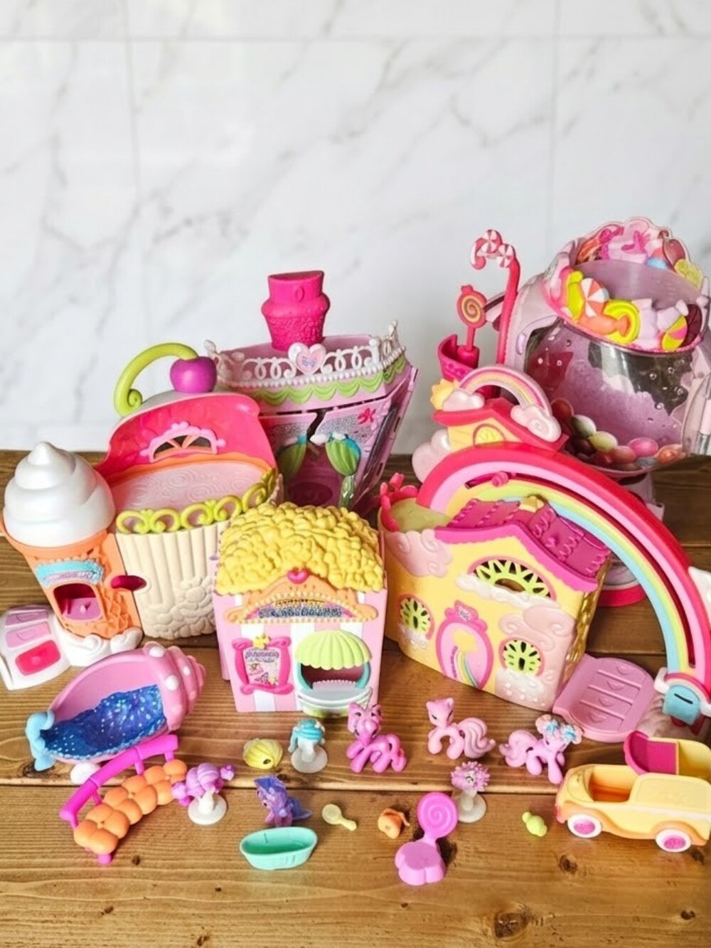 VTG My Little Pony G3 Playset & Figure Lot (2006–2008)